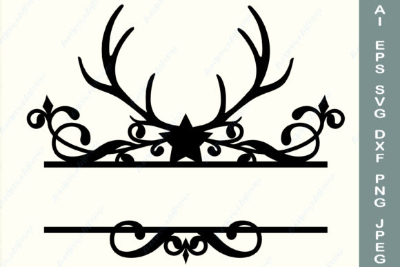 Download Reindeer Antlers Frame, Christmas - Reindeer antlers Collection