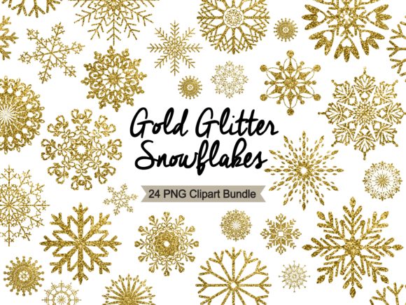 Download Gold Snowflake Clipart - Winter Holidays - Winter holidays Collection