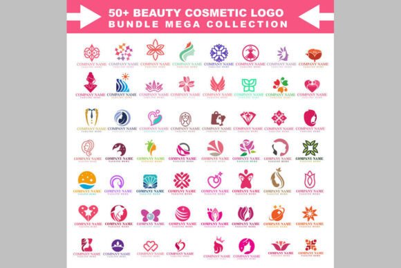 Download Beauty Logo Mega Pack with 50+ Stylish - Mega pack Collection