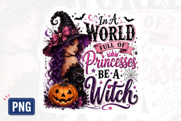 Download Princesses Be a Witch PNG Design - Premium Resources