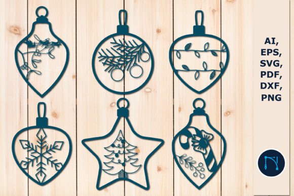 Download Paper Cut Christmas Bauble SVG Bundle - Christmas bauble svg Collection