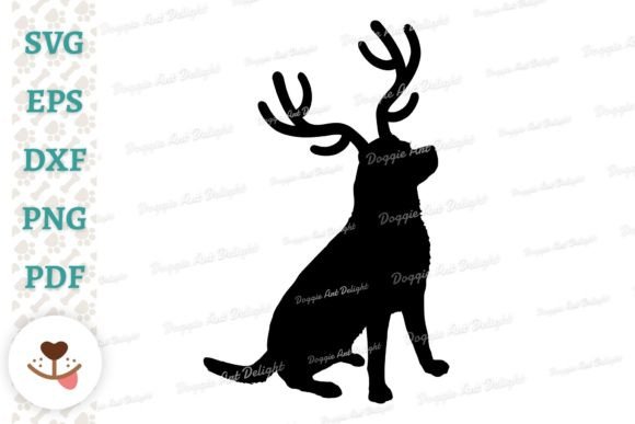 Download Christmas Labrador Dog Reindeer Antlers - Reindeer antlers Collection